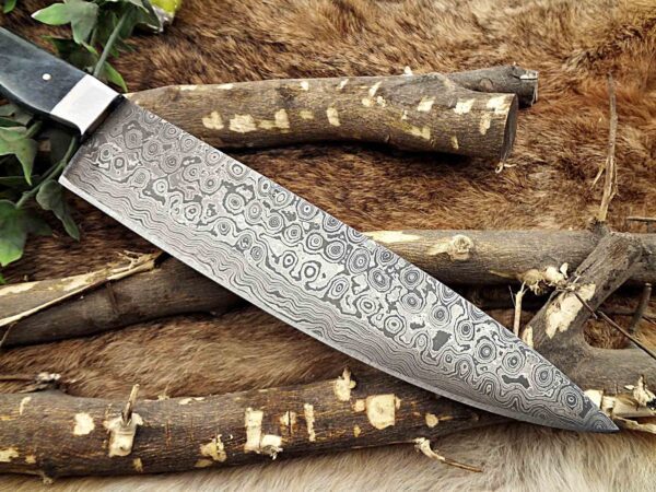 Custom Handmade Damascus Steel Chef Knife | Christmas Gift, Birthday Gift, Wedding Gift, Anniversary Gift, Valentine's Gift - Image 6