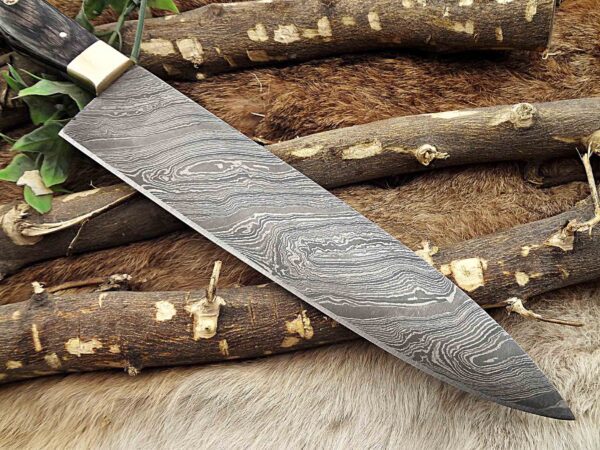 Custom Handmade Damascus Steel Chef Knife | Christmas Gift, Birthday Gift, Wedding Gift, Anniversary Gift, Valentine's Gift - Image 6