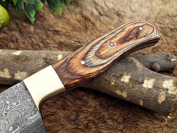 Custom Handmade Damascus Steel Chef Knife | Christmas Gift, Birthday Gift, Wedding Gift, Anniversary Gift, Valentine's Gift - Image 4