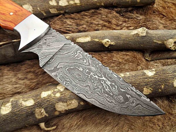 Custom Handmade Damascus Steel Skinner Knife | Christmas Gift, Birthday Gift, Wedding Gift, Anniversary Gift, Valentine's Gift - Image 5