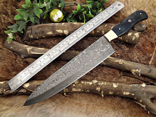 Custom Handmade Damascus Steel Chef Knife | Christmas Gift, Birthday Gift, Wedding Gift, Anniversary Gift, Valentine's Gift