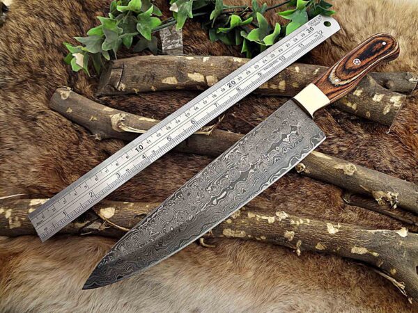 Custom Handmade Damascus Steel Chef Knife | Christmas Gift, Birthday Gift, Wedding Gift, Anniversary Gift, Valentine's Gift