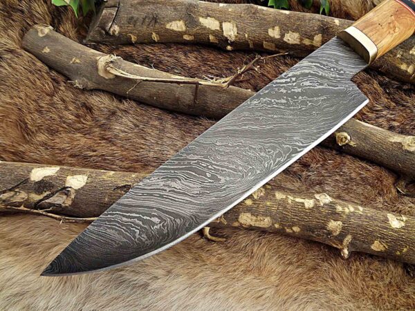 Custom Handmade Damascus Steel Chef Knife | Christmas Gift, Birthday Gift, Wedding Gift, Anniversary Gift, Valentine's Gift - Image 3