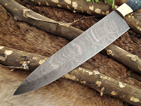 Custom Handmade Damascus Steel Chef Knife | Christmas Gift, Birthday Gift, Wedding Gift, Anniversary Gift, Valentine's Gift - Image 3