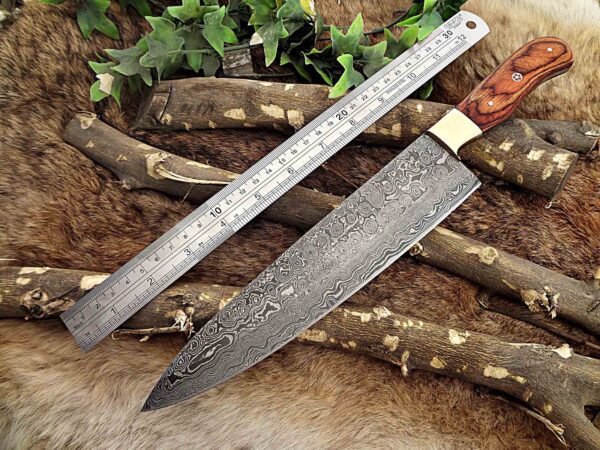 Custom Handmade Damascus Steel Chef Knife | Christmas Gift, Birthday Gift, Wedding Gift, Anniversary Gift, Valentine's Gift