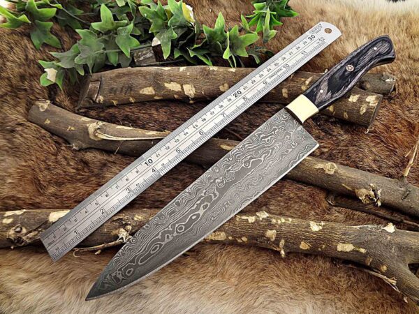 Custom Handmade Damascus Steel Chef Knife | Christmas Gift, Birthday Gift, Wedding Gift, Anniversary Gift, Valentine's Gift