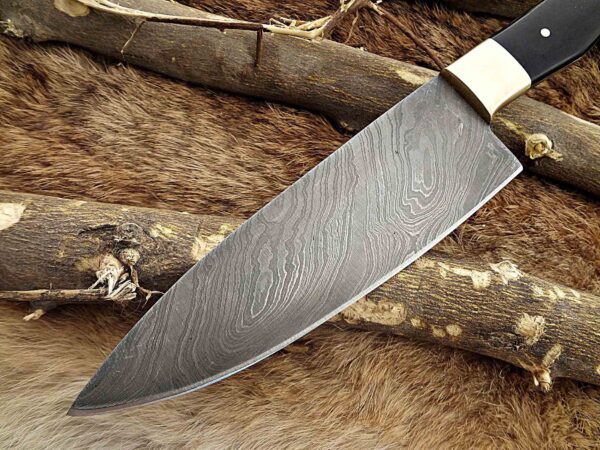 Custom Handmade Damascus Steel Chef Knife | Christmas Gift, Birthday Gift, Wedding Gift, Anniversary Gift, Valentine's Gift - Image 3