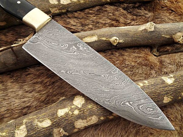 Custom Handmade Damascus Steel Chef Knife | Christmas Gift, Birthday Gift, Wedding Gift, Anniversary Gift, Valentine's Gift - Image 6