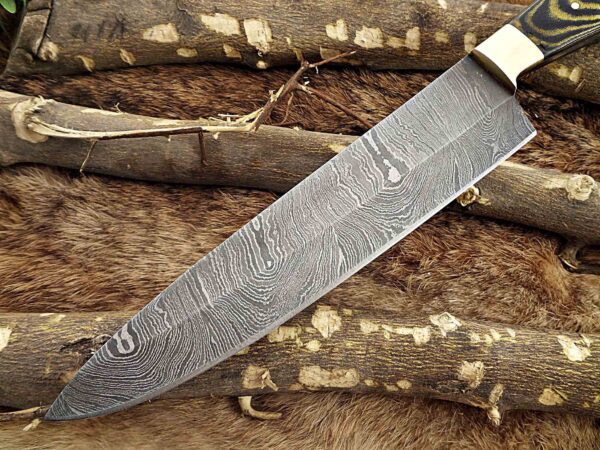 Custom Handmade Damascus Steel Chef Knife | Christmas Gift, Birthday Gift, Wedding Gift, Anniversary Gift, Valentine's Gift - Image 3