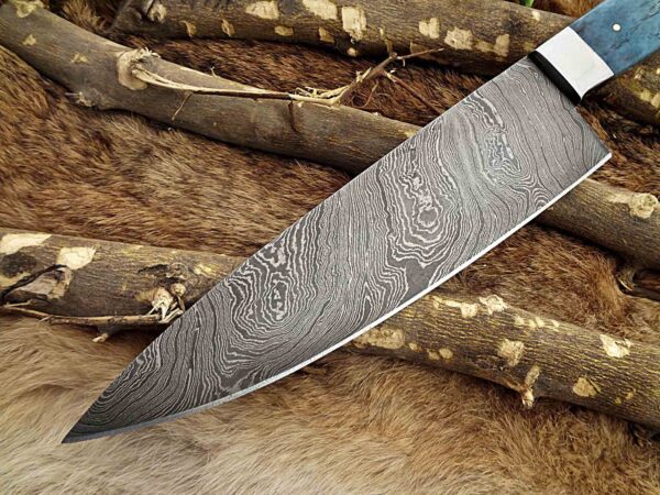 Custom Handmade Damascus Steel Chef Knife | Christmas Gift, Birthday Gift, Wedding Gift, Anniversary Gift, Valentine's Gift - Image 3