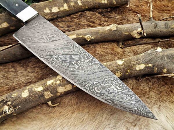 Custom Handmade Damascus Steel Chef Knife | Christmas Gift, Birthday Gift, Wedding Gift, Anniversary Gift, Valentine's Gift - Image 6