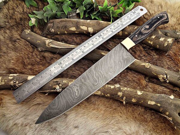 Custom Handmade Damascus Steel Chef Knife | Christmas Gift, Birthday Gift, Wedding Gift, Anniversary Gift, Valentine's Gift