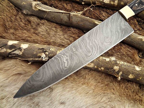 Custom Handmade Damascus Steel Chef Knife | Christmas Gift, Birthday Gift, Wedding Gift, Anniversary Gift, Valentine's Gift - Image 3