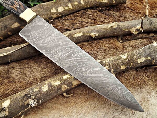 Custom Handmade Damascus Steel Chef Knife | Christmas Gift, Birthday Gift, Wedding Gift, Anniversary Gift, Valentine's Gift - Image 6