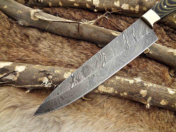 Custom Handmade Damascus Steel Chef Knife | Christmas Gift, Birthday Gift, Wedding Gift, Anniversary Gift, Valentine's Gift - Image 3