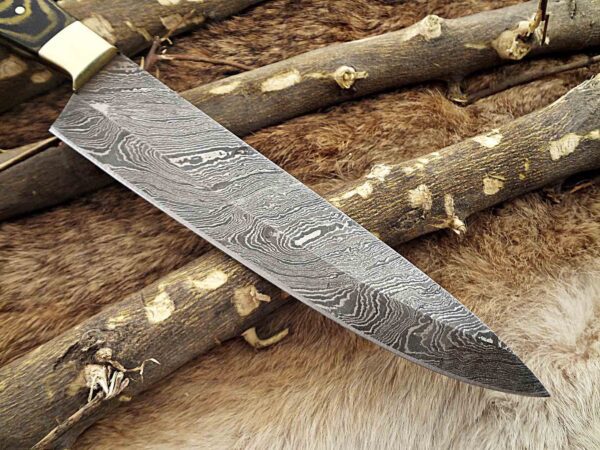 Custom Handmade Damascus Steel Chef Knife | Christmas Gift, Birthday Gift, Wedding Gift, Anniversary Gift, Valentine's Gift - Image 6