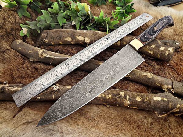 Custom Handmade Damascus Steel Chef Knife | Christmas Gift, Birthday Gift, Wedding Gift, Anniversary Gift, Valentine's Gift