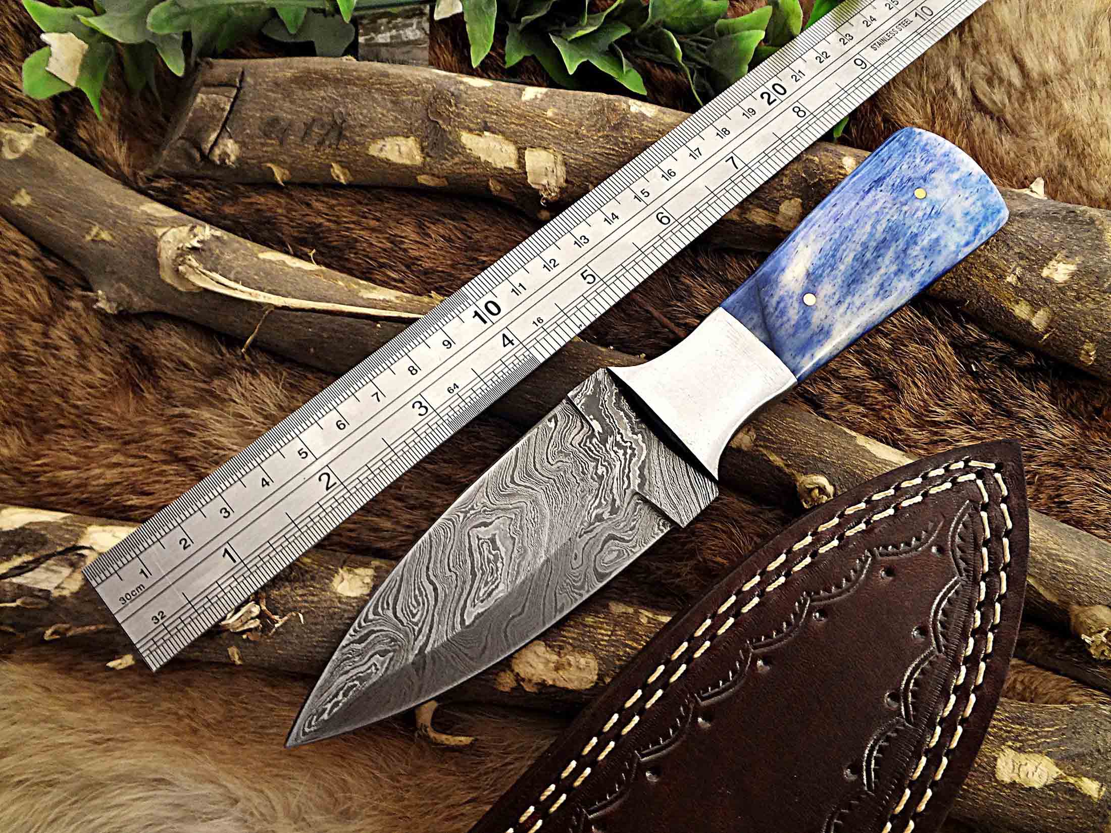 Custom Handmade Carbon Steel Sgian Dubh Dagger, Hunting Knife, Skinner knife, order Edc ,Gift For Him, Gift For Her, Gift For Father