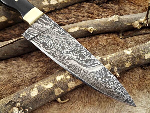 Custom Handmade Damascus Steel Chef Knife | Christmas Gift, Birthday Gift, Wedding Gift, Anniversary Gift, Valentine's Gift - Image 6