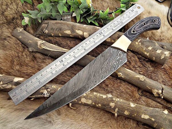 Custom Handmade Damascus Steel Chef Knife | Christmas Gift, Birthday Gift, Wedding Gift, Anniversary Gift, Valentine's Gift