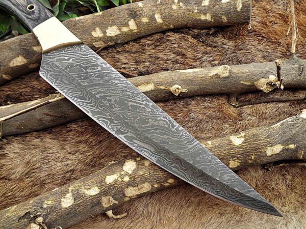 Custom Handmade Damascus Steel Chef Knife | Christmas Gift, Birthday Gift, Wedding Gift, Anniversary Gift, Valentine's Gift - Image 6