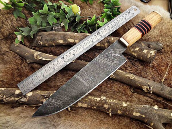 Custom Handmade Damascus Steel Chef Knife | Christmas Gift, Birthday Gift, Wedding Gift, Anniversary Gift, Valentine's Gift