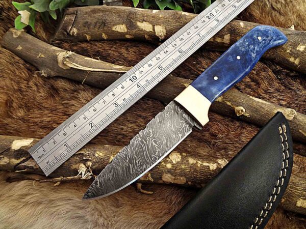 Custom Handmade Damascus Steel Skinner Knife | Christmas Gift, Birthday Gift, Wedding Gift, Anniversary Gift, Valentine's Gift