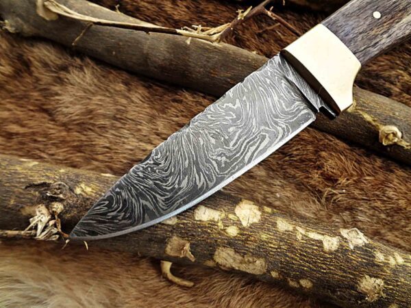 Custom Handmade Damascus Steel Skinner Knife | Christmas Gift, Birthday Gift, Wedding Gift, Anniversary Gift, Valentine's Gift - Image 3