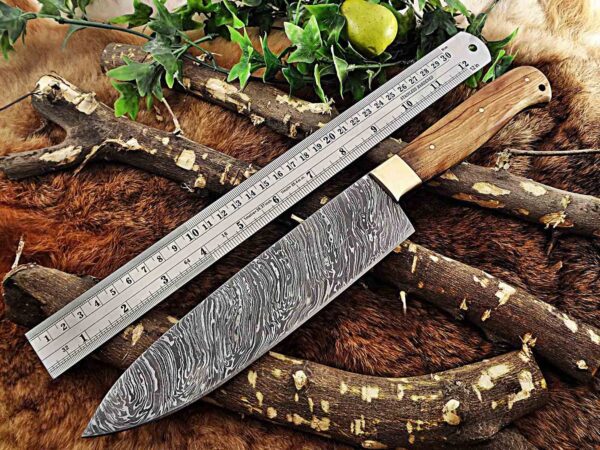 Custom Handmade Damascus Steel Chef Knife | Christmas Gift, Birthday Gift, Wedding Gift, Anniversary Gift, Valentine's Gift