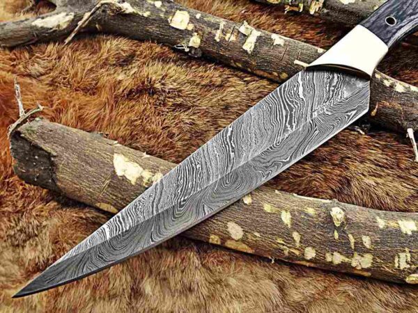 Custom Handmade Damascus Steel Chef Knife | Christmas Gift, Birthday Gift, Wedding Gift, Anniversary Gift, Valentine's Gift - Image 3