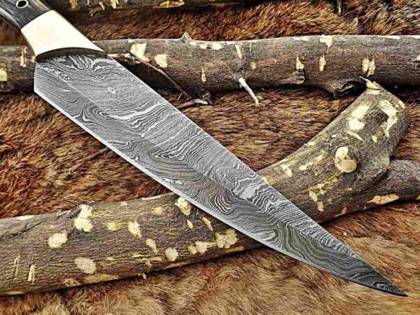 Custom Handmade Damascus Steel Chef Knife | Christmas Gift, Birthday Gift, Wedding Gift, Anniversary Gift, Valentine's Gift - Image 6