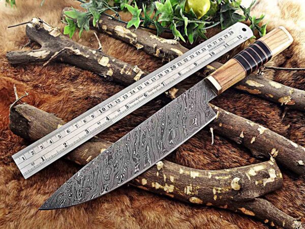 Custom Handmade Damascus Steel Chef Knife | Christmas Gift, Birthday Gift, Wedding Gift, Anniversary Gift, Valentine's Gift