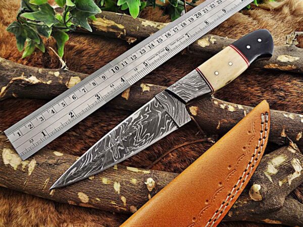 Custom Handmade Damascus Steel Skinner Knife | Christmas Gift, Birthday Gift, Wedding Gift, Anniversary Gift, Valentine's Gift