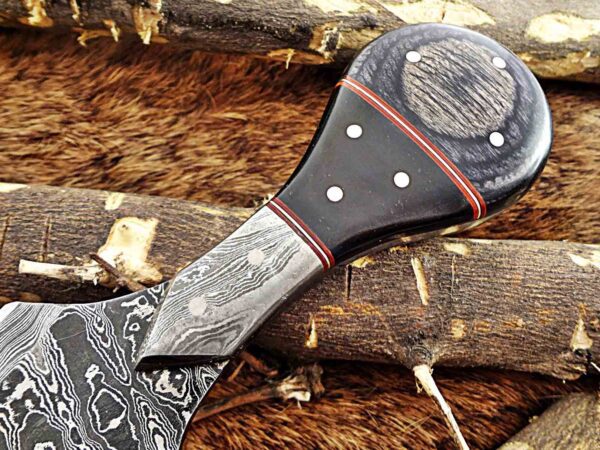 Custom Handmade Damascus Steel Skinner/Dagger Knife | Christmas Gift, Birthday Gift, Wedding Gift, Anniversary Gift, Valentine's Gift - Image 4