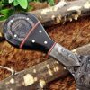 Custom Handmade Damascus Steel Skinner/Dagger Knife | Christmas Gift, Birthday Gift, Wedding Gift, Anniversary Gift, Valentine's Gift - Image 7