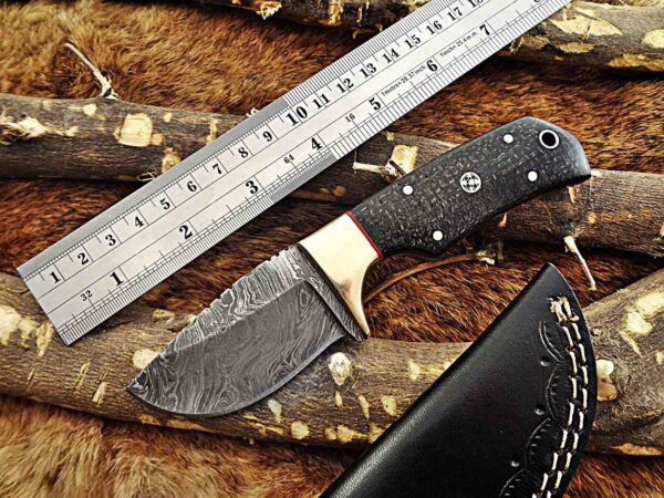 Custom Handmade Damascus Steel Skinner Knife | Christmas Gift, Birthday Gift, Wedding Gift, Anniversary Gift, Valentine's Gift