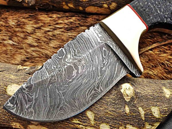 Custom Handmade Damascus Steel Skinner Knife | Christmas Gift, Birthday Gift, Wedding Gift, Anniversary Gift, Valentine's Gift - Image 3