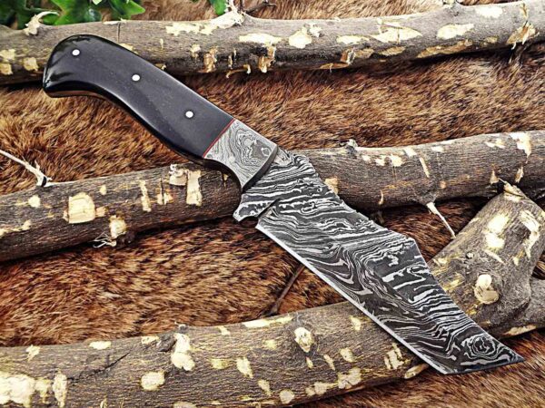 Custom Handmade Damascus Steel Tento Skinner Knife | Christmas Gift, Birthday Gift, Wedding Gift, Anniversary Gift, Valentine's Gift - Image 5