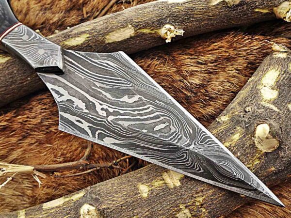 Custom Handmade Damascus Steel Skinner/Dagger Knife | Christmas Gift, Birthday Gift, Wedding Gift, Anniversary Gift, Valentine's Gift - Image 5