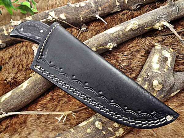 Custom Handmade Damascus Steel Gut Hook Skinner Knife | Christmas Gift, Birthday Gift, Wedding Gift, Anniversary Gift, Valentine's Gift - Image 8