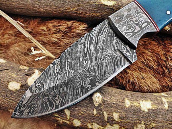 Custom Handmade Damascus Steel Skinner Knife | Christmas Gift, Birthday Gift, Wedding Gift, Anniversary Gift, Valentine's Gift - Image 2