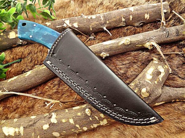 Custom Handmade Damascus Steel Skinner Knife | Christmas Gift, Birthday Gift, Wedding Gift, Anniversary Gift, Valentine's Gift - Image 7