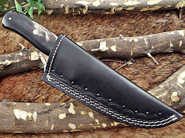 Custom Handmade Damascus Steel Skinner Knife | Christmas Gift, Birthday Gift, Wedding Gift, Anniversary Gift, Valentine's Gift - Image 7