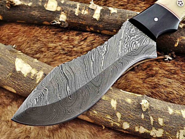 Custom Handmade Damascus Steel Skinner Knife | Christmas Gift, Birthday Gift, Wedding Gift, Anniversary Gift, Valentine's Gift - Image 3