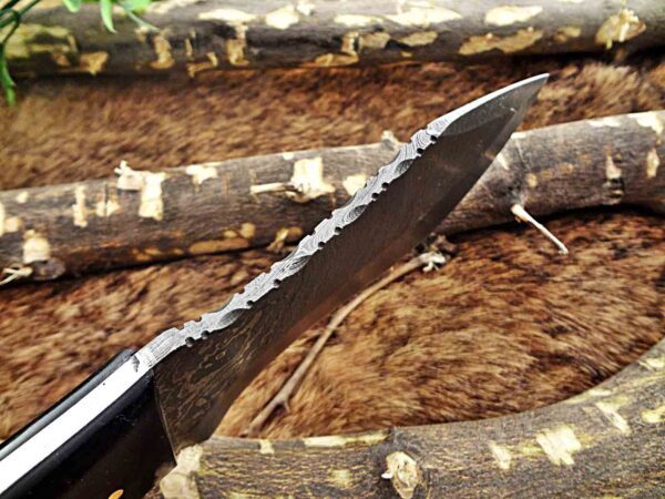 Custom Handmade Damascus Steel Skinner Knife | Christmas Gift, Birthday Gift, Wedding Gift, Anniversary Gift, Valentine's Gift - Image 7