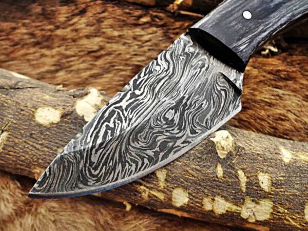 Custom Handmade Damascus Steel Skinner Knife | Christmas Gift, Birthday Gift, Wedding Gift, Anniversary Gift, Valentine's Gift - Image 3