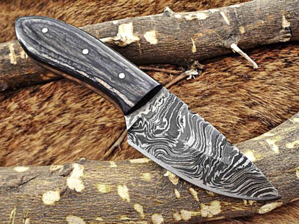 Custom Handmade Damascus Steel Skinner Knife | Christmas Gift, Birthday Gift, Wedding Gift, Anniversary Gift, Valentine's Gift - Image 4