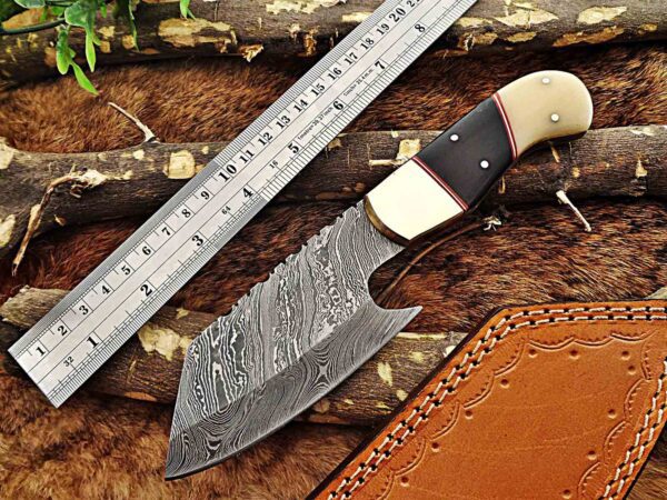 Custom Handmade Damascus Steel Hunting Skinner Knife | Christmas Gift, Birthday Gift, Wedding Gift, Anniversary Gift, Valentine's Gift