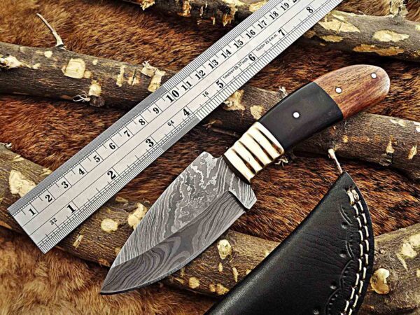 Custom Handmade Damascus Steel Skinner Knife | Christmas Gift, Birthday Gift, Wedding Gift, Anniversary Gift, Valentine's Gift