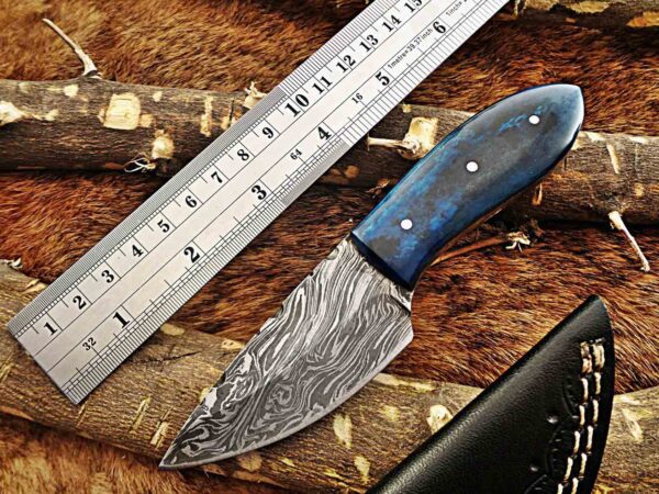 Custom Handmade Damascus Steel Skinner Knife | Christmas Gift, Birthday Gift, Wedding Gift, Anniversary Gift, Valentine's Gift